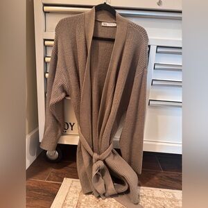 Zara Taupe Knit Sweater with matching pants